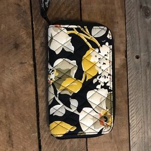 Vera Bradley Dogwood print zip up wallet